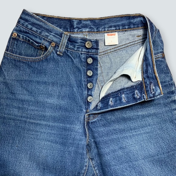 𝅺VINTAGE 80's Levis 501 Womens Mom High Rise Jeans Size 7 W 24” USA - Picture 11 of 16